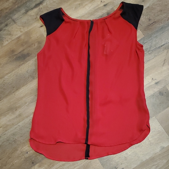 Worthington Tops - Worthington Red and Black Blouse